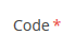 Un code (court) (obligatoire) Exemple : LM pour lettre de motivation. Non visible par les candidats.