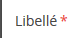 Un libell&eacute; interne aux gestionnaires (obligatoire) non visible par les candidats. Exemple CV pour curriculum vitae